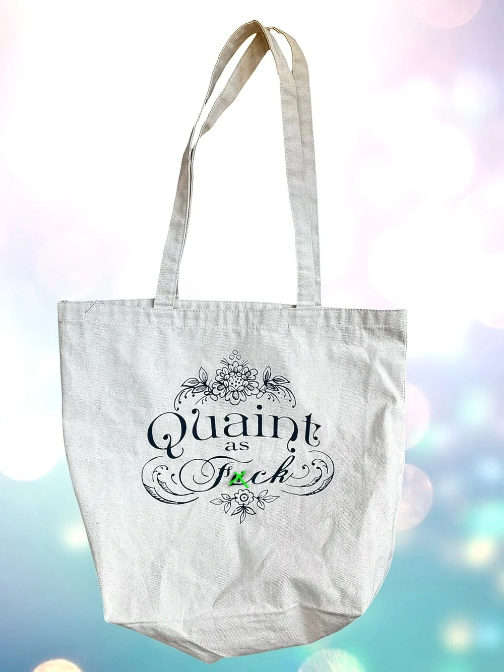 ‘Quaint as F*ck' Cotton Tote Bag